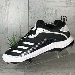 Adidas EG7603‎ Icon 6 Bounce Baseball Metal Cleats Black/White MENS Size 8.5